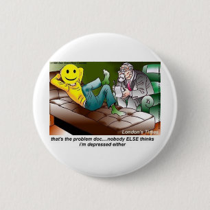 Badge Rond 5 Cm Tout le monde est en thérapie T-shirts drôles Mugs