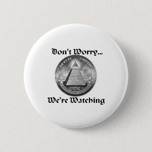 Badge Rond 5 Cm tout-voir-oeil