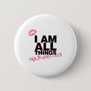 Badge Rond 5 Cm Toutes les choses blanches