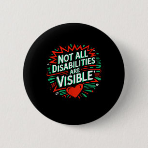 Badge Rond 5 Cm Toutes les handicaps ne sont pas visibles Cool Han