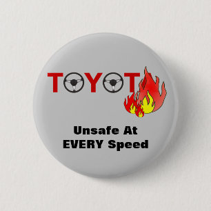 Badge Rond 5 Cm Toyota : Peu sûr à CHAQUE vitesse