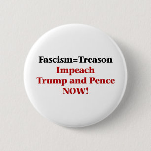Badge Rond 5 Cm Trahison — Attaquer Trump et Pence