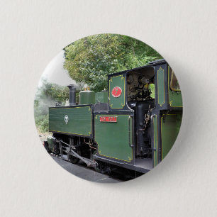 BADGE ROND 5 CM TRAINS À VAPEUR