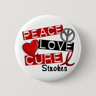 Badge Rond 5 Cm TRAITEMENT 1 d'AMOUR de PAIX de course