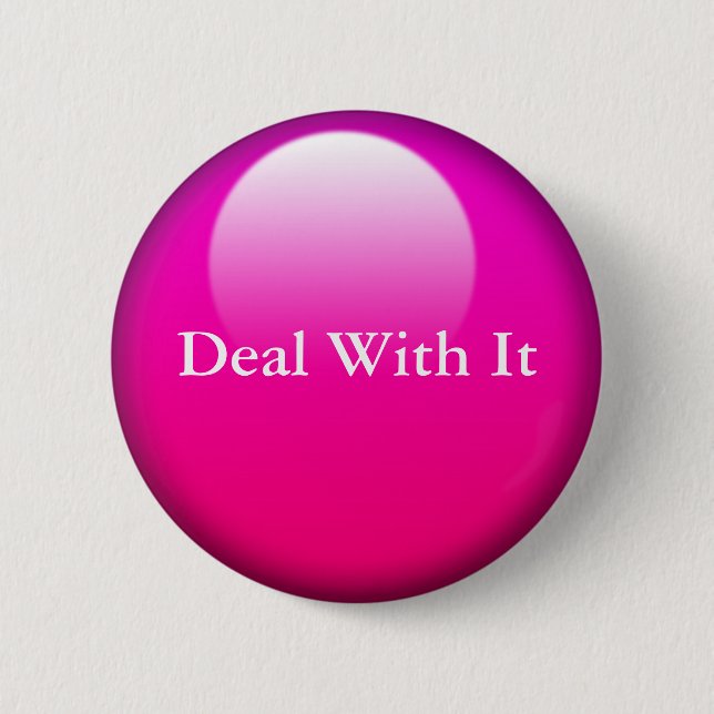 Badge Rond 5 Cm Traitez-en, Jelly Buttons (Devant)