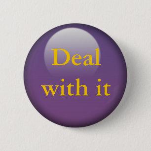 Badge Rond 5 Cm Traitez-en, Jelly Buttons