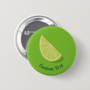 Badge Rond 5 Cm Tranches de chaux