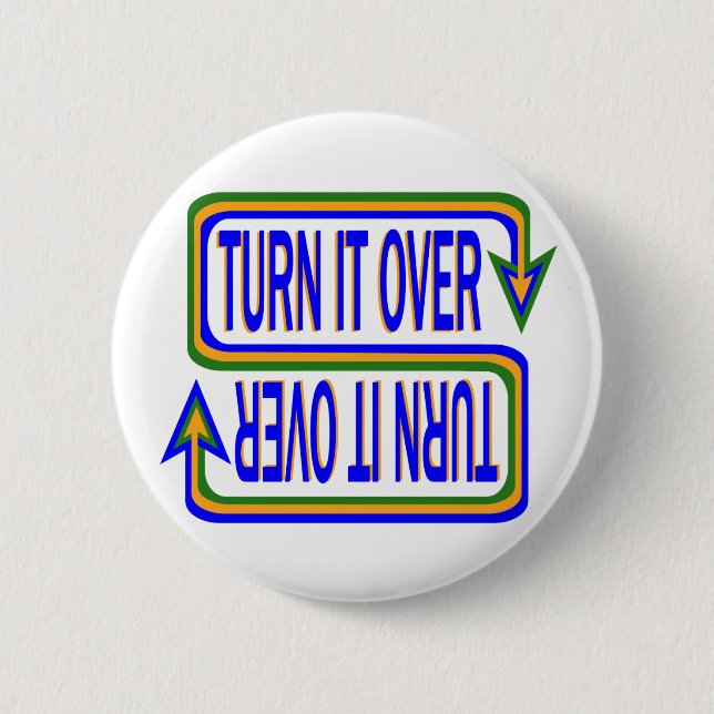 Badge Rond 5 Cm Transformez-Le Au-Dessus De Citation Inspirationne (Devant)