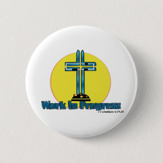 Badge Rond 5 Cm Travail en cours