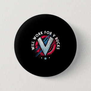 Badge Rond 5 Cm Travaillera pour des V Bucks 1
