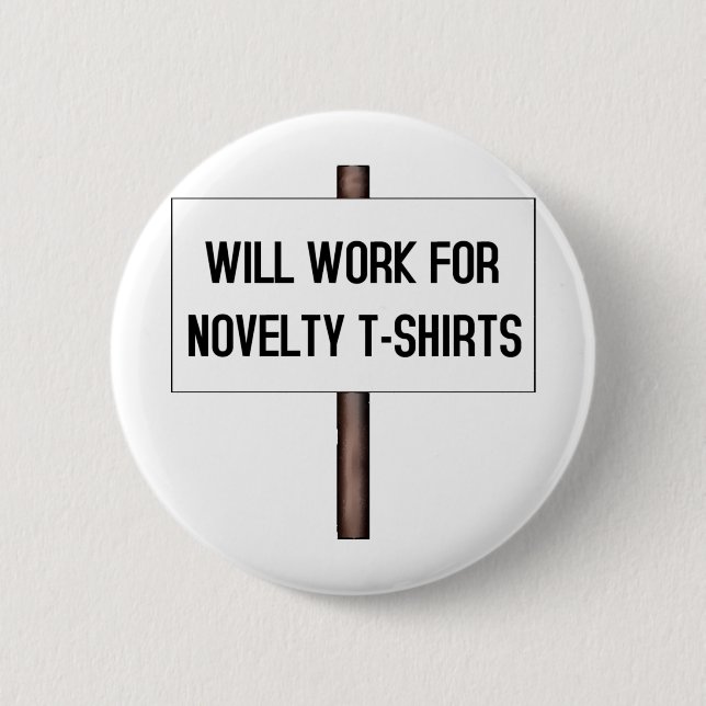 BADGE ROND 5 CM TRAVAILLERA POUR LE T-SHIRTS (Devant)
