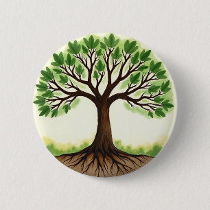 Badge Rond 5 Cm Tree of Life
