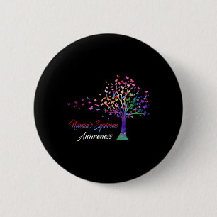 Badge Rond 5 Cm Tree Ribbon Noonan's Syndrome Awareness