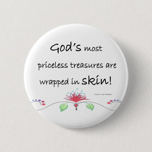 Badge Rond 5 Cm trésors inestimables