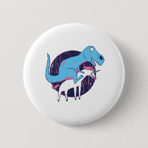 Badge Rond 5 Cm Trex équitation Unicorn