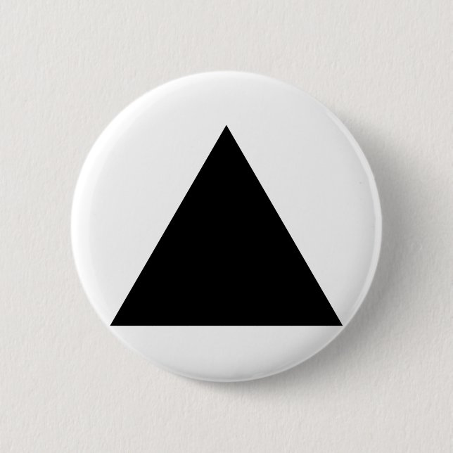 Badge Rond 5 Cm triangle de hippie (Devant)