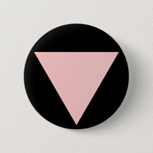 Badge Rond 5 Cm triangle rose