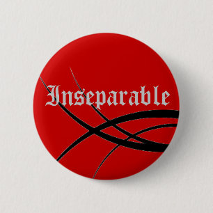 Badge Rond 5 Cm tribal, inséparable