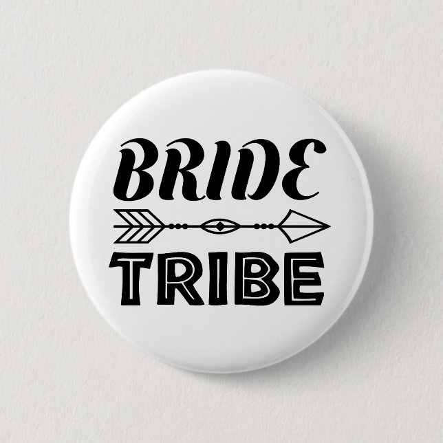 Badge Rond 5 Cm Tribe de mariée (Devant)