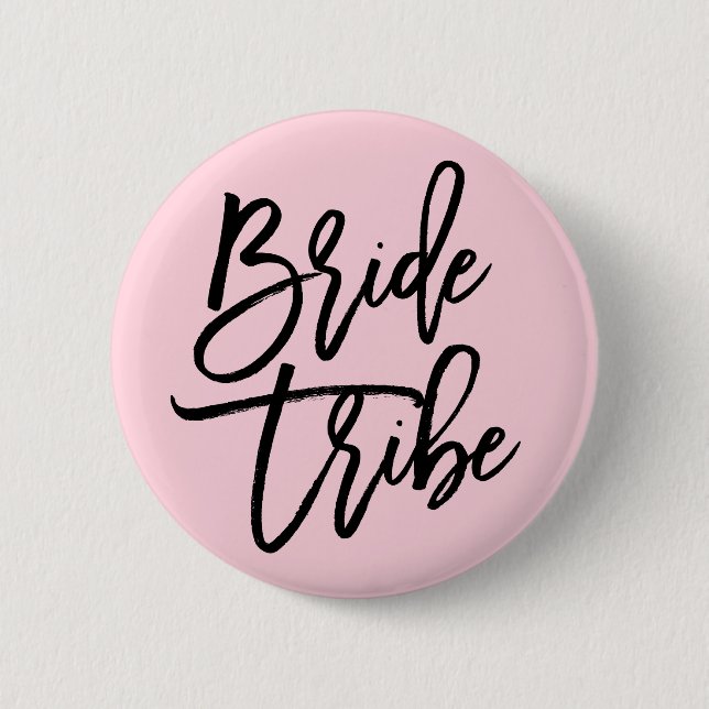 Badge Rond 5 Cm Tribu des mariées modernes (Devant)