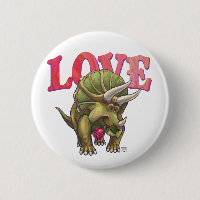 Tricératops amoureux Saint Valentin