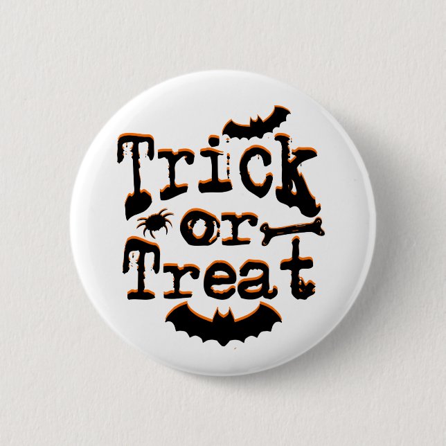 Badge Rond 5 Cm tricher ou traiter (Devant)