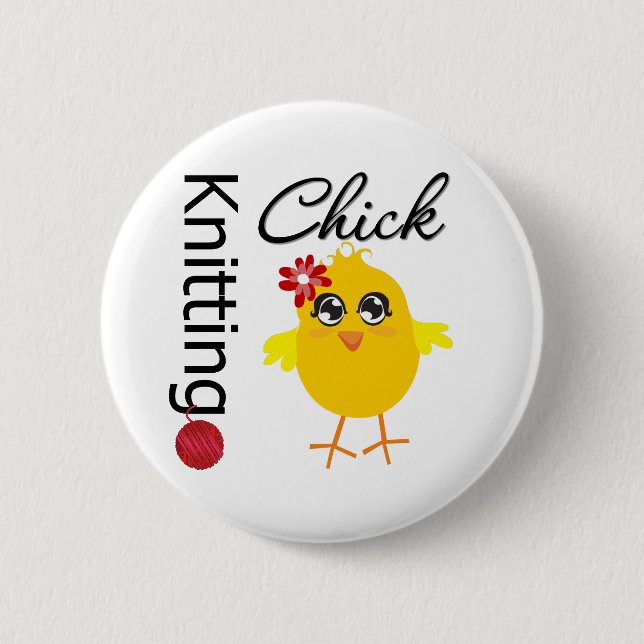 Badge Rond 5 Cm Tricot poussette 2 (Devant)
