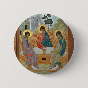 Badge Rond 5 Cm Trinité sainte