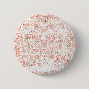 Badge Rond 5 Cm Trinité sainte dans la Gloire