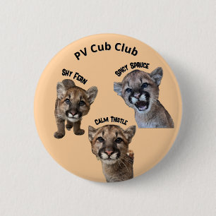 Badge Rond 5 Cm Trio d'un cube