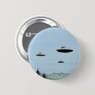 Badge Rond 5 Cm Trio UFO