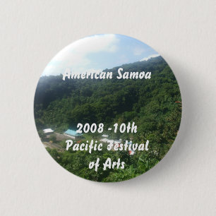 Badge Rond 5 Cm triparoundtown 100, Samoa américaines… - Custom
