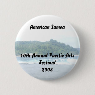 Badge Rond 5 Cm triparoundtown 130, Samoa10th américain P annuel