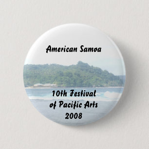 Badge Rond 5 Cm triparoundtown 130, Samoa américaines… - Custom