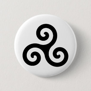 Badge Rond 5 Cm Triskele