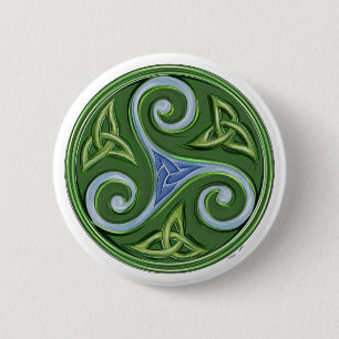 Badge Rond 5 Cm Triskelle