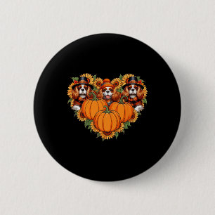 Badge Rond 5 Cm Trois mignons Cavaliers King Charles Spaniels Than