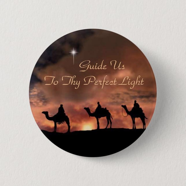 Badge Rond 5 Cm Trois rois (Devant)
