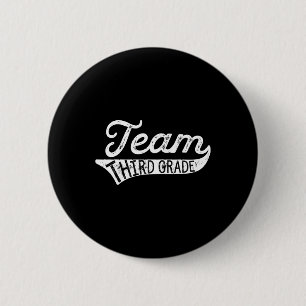 Badge Rond 5 Cm Troisième Année - Enseignant Étudiant Retour À L'É