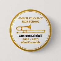 Trombone High School Band Gold Personnalisé