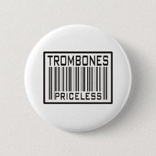 Badge Rond 5 Cm Trombones inestimables