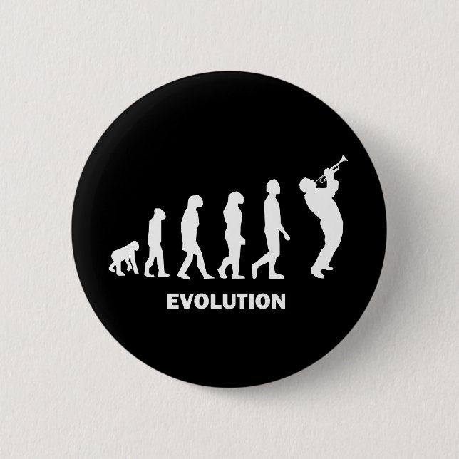 Badge Rond 5 Cm Trompette (Devant)