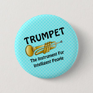 Badge Rond 5 Cm Trompette intelligente