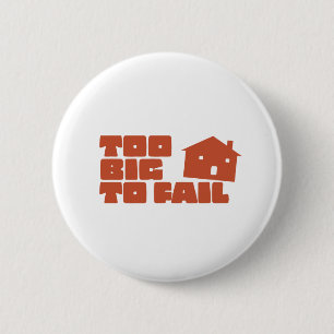 Badge Rond 5 Cm Trop grand pour échouer