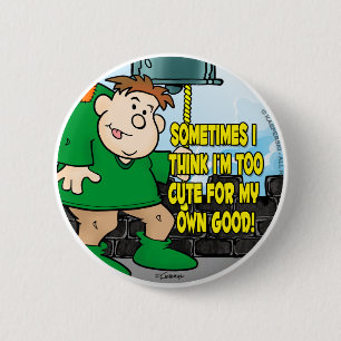 Badge Rond 5 Cm Trop mignon