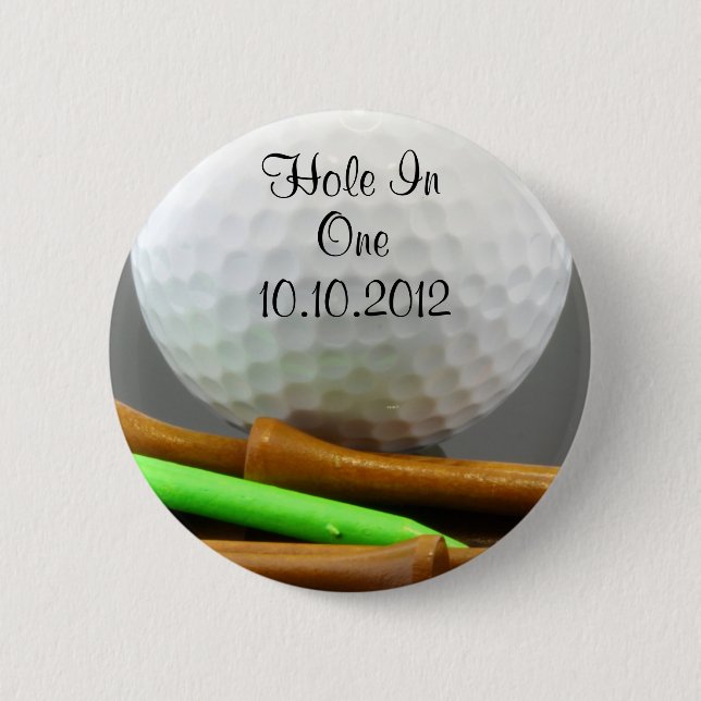 Badge Rond 5 Cm Trou dans un (Devant)