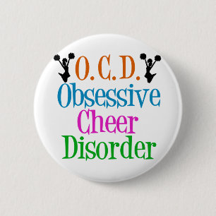 Badge Rond 5 Cm Trouble obsessionnel de la joie