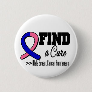 Badge Rond 5 Cm Trouver un traitement masculin Sensibilisation au 