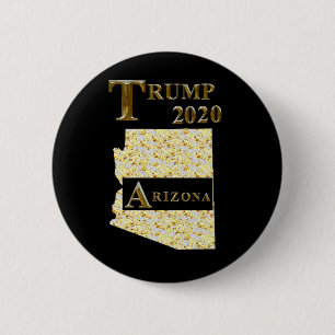 BADGE ROND 5 CM TRUMP 2020 ARIZONE