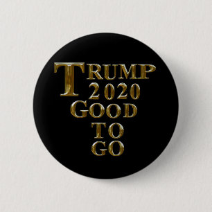 BADGE ROND 5 CM TRUMP 2020 BIEN À ALLER